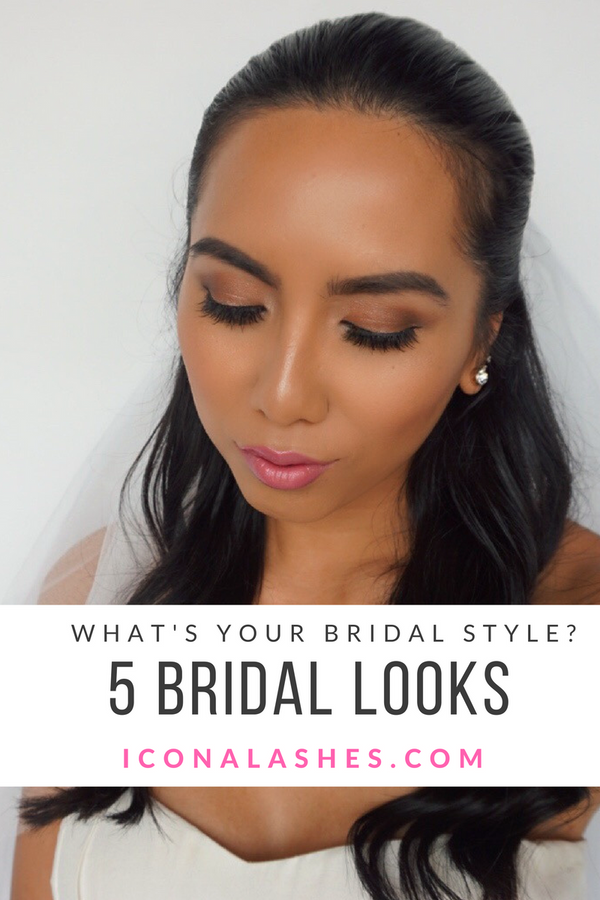 What’s Your Bridal Makeup Style? 5 Bridal Looks Featuring Icona Lashes